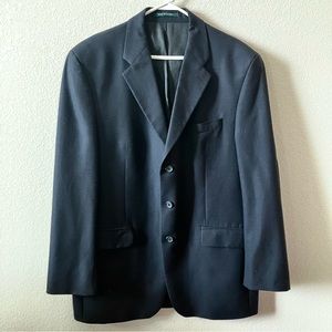 Lauren Ralph Lauren Men’s Navy Blue Business Casual Minimalist Sport Jacket 44L